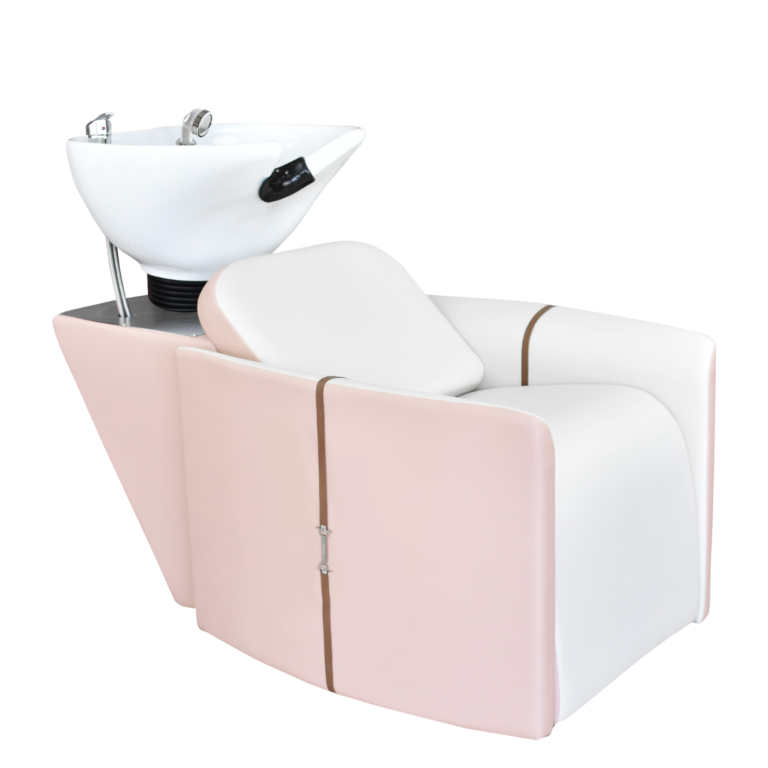 Lavatório Vogue Rosa e Branca